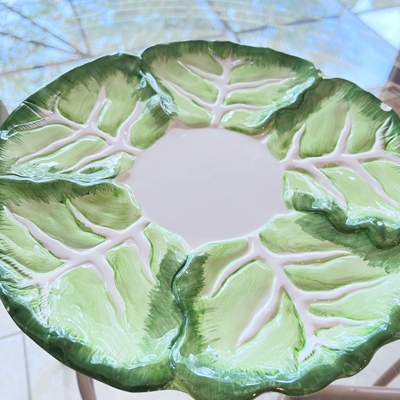 Vintage Ceramic Serving Platter by Palm Tree Co - Picture 5 of 9